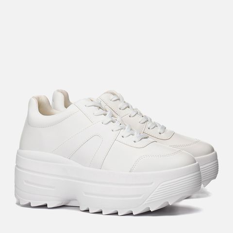 tenis feminino branco com salto
